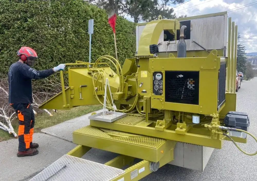 Wood chipping Sherbrooke Magog