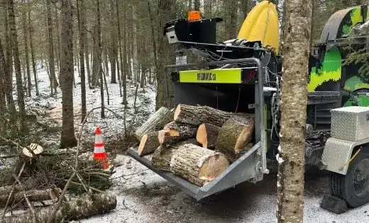 Wood chipping Sherbrooke Magog